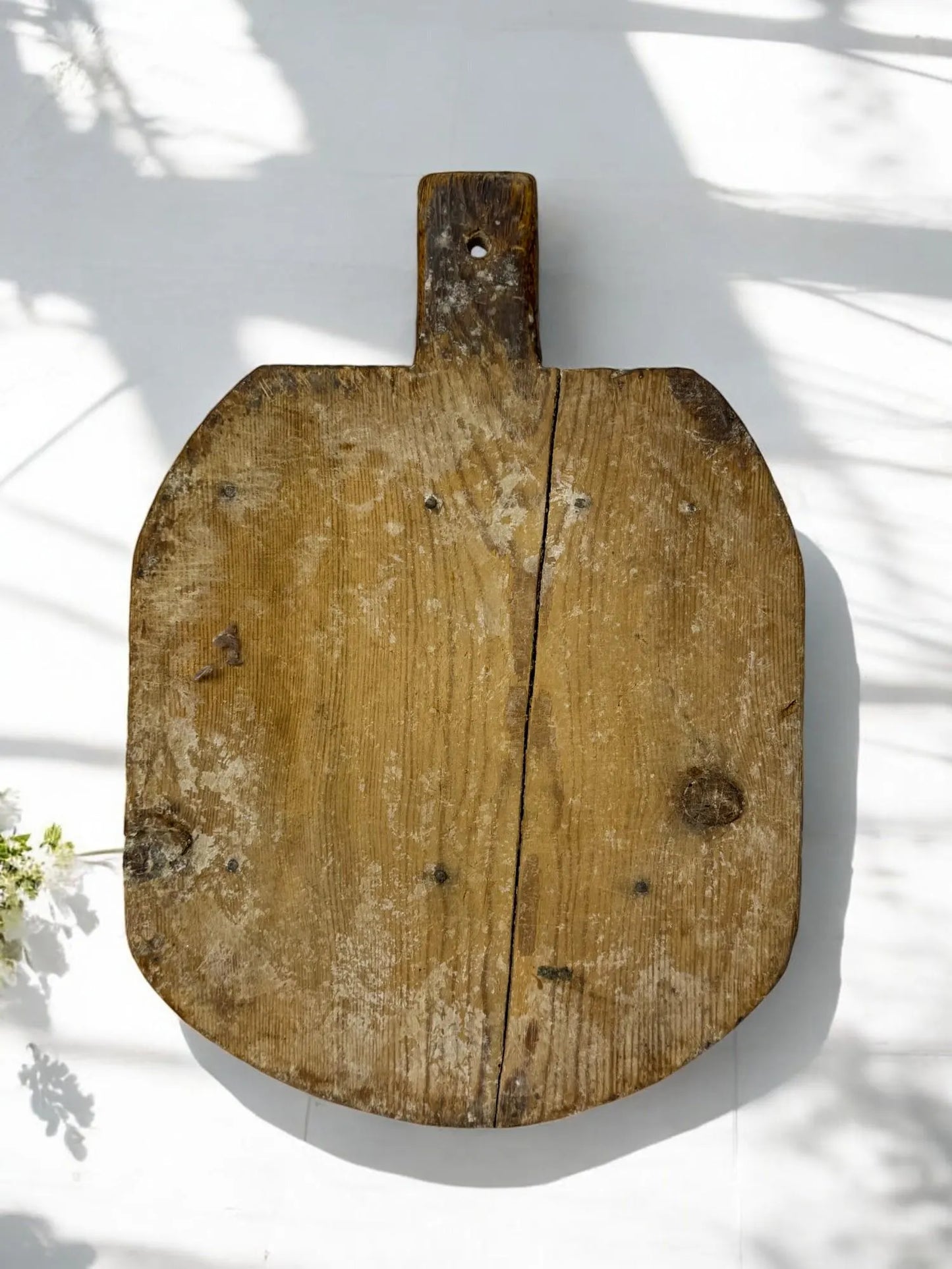 Wooden Cutting Board - Rustic Kitchen Decor, Cheese Serving Tray, Coffee Table Centerpiece