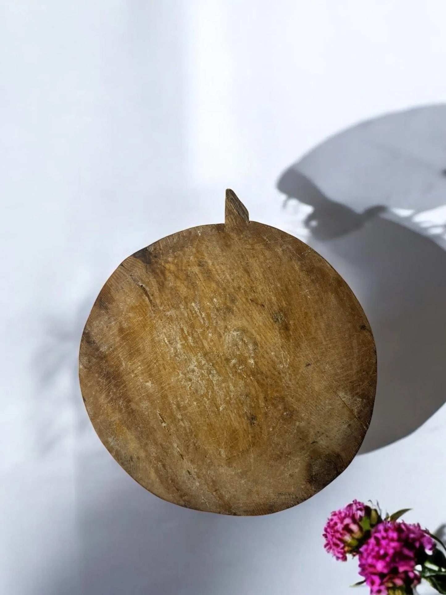 Wooden Cutting Board - Rustic Kitchen Decor, Cheese Serving Tray, Coffee Table Centerpiece