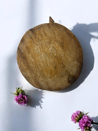 Wooden Cutting Board - Rustic Kitchen Decor, Cheese Serving Tray, Coffee Table Centerpiece