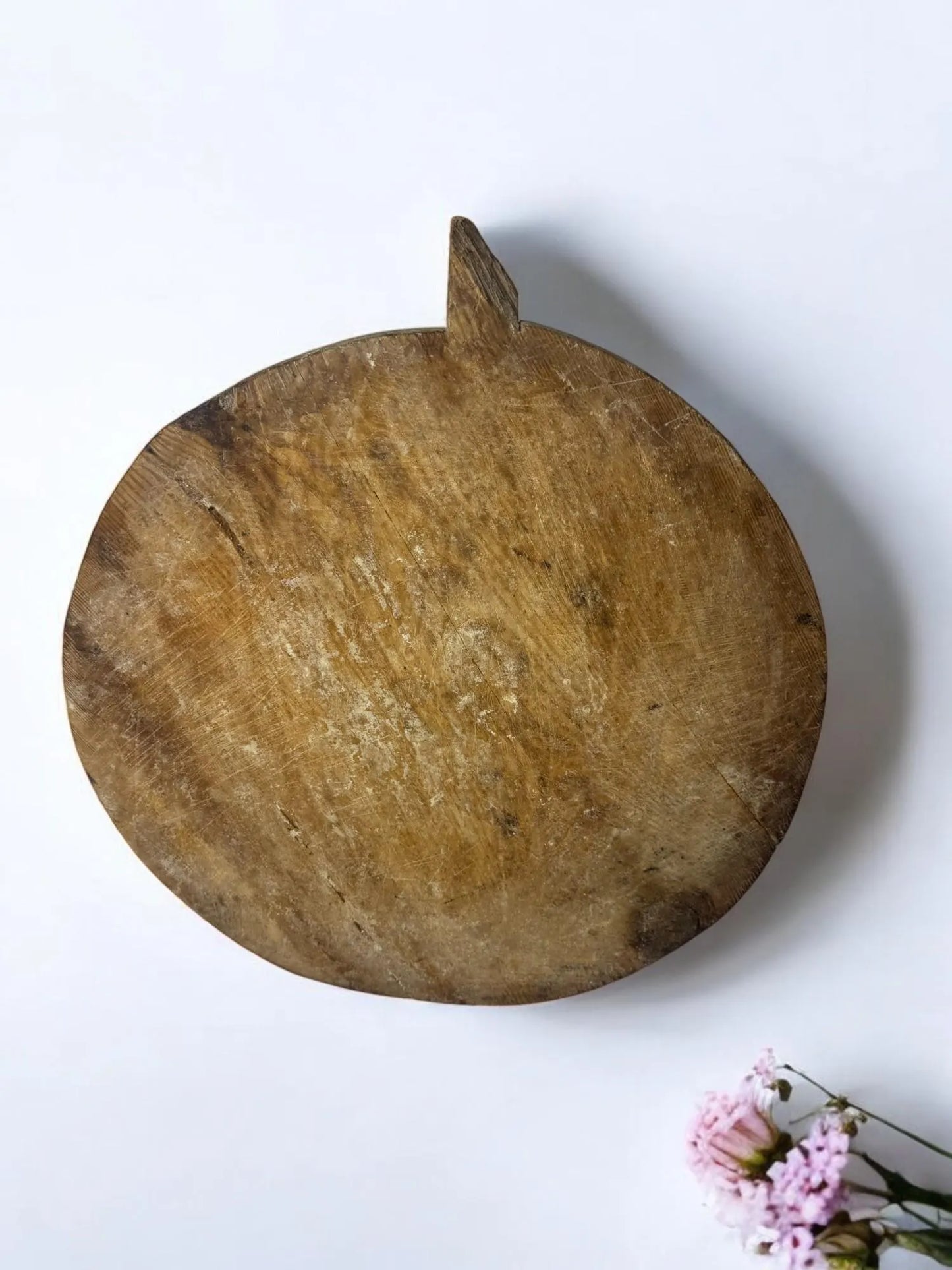 Wooden Cutting Board - Rustic Kitchen Decor, Cheese Serving Tray, Coffee Table Centerpiece