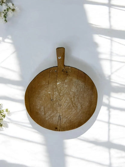 Vintage Cutting Board, Primitive Charcuterie Board, Vintage Tray Old Wooden Cutting Board,