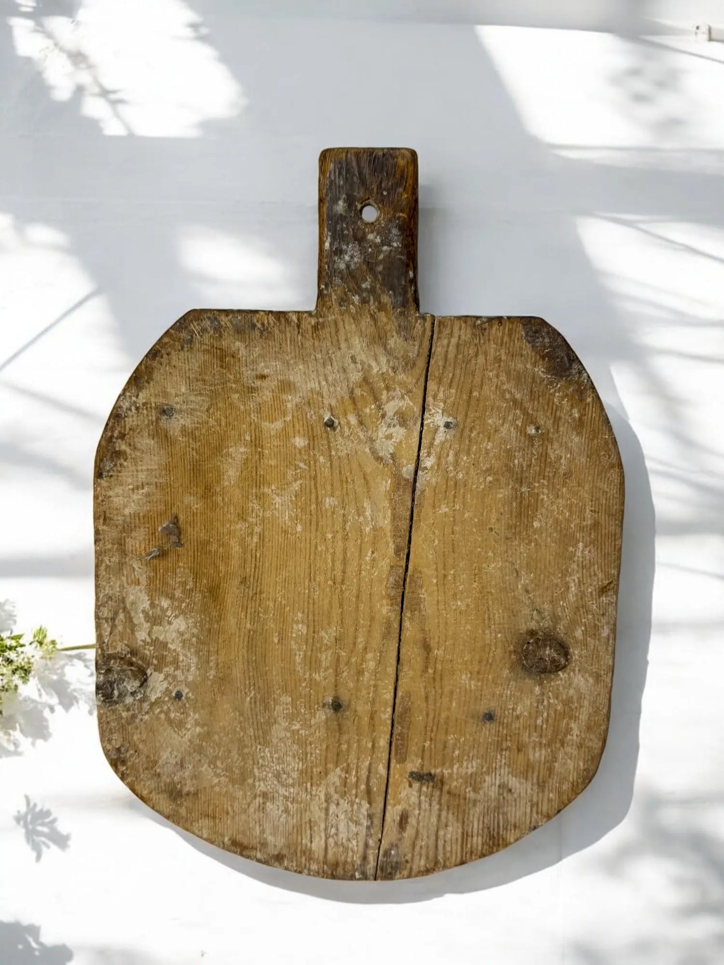 Wooden Cutting Board - Rustic Kitchen Decor, Cheese Serving Tray, Coffee Table Centerpiece