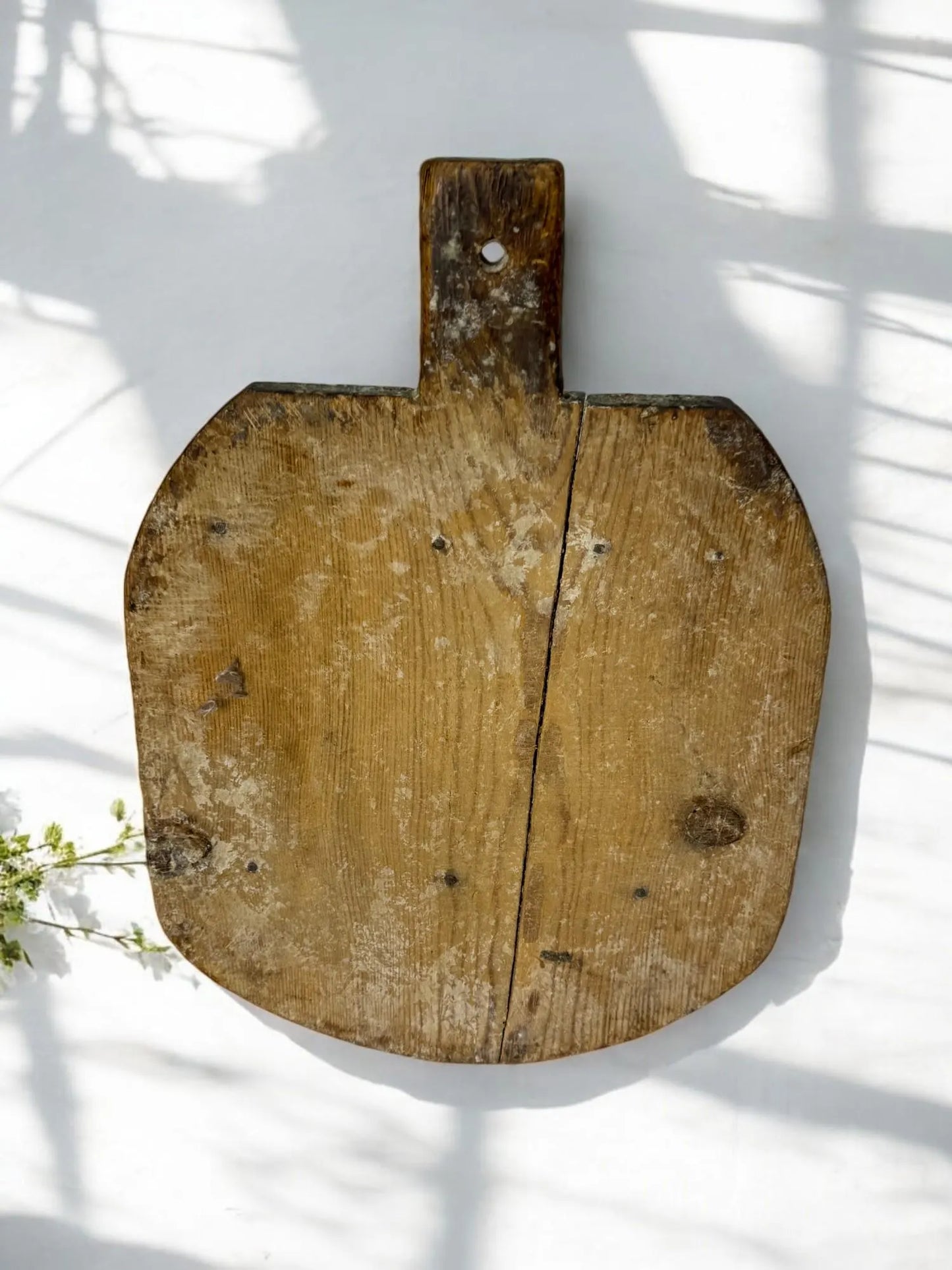 Wooden Cutting Board - Rustic Kitchen Decor, Cheese Serving Tray, Coffee Table Centerpiece